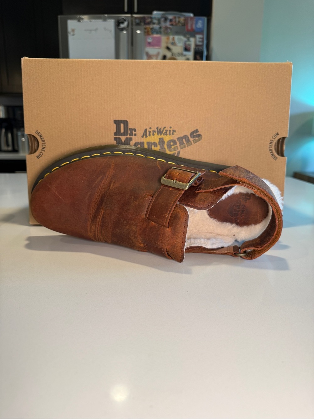 DR MARTENS - Jorge II in Warm Tan Menβs Size 12 Slip-On - Picture 10 of 16